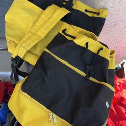 Two Heavy Duty Canvas Back Packs