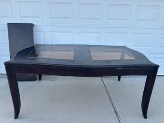 Large Hard Wood Dinning Table