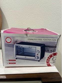 Chef's Counter Stainless Steel Toaster Oven