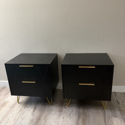 Twin Nightstands With Drawers 
