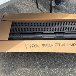 9 Pack Trench Drain system 