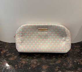 Bvlgari Pink/Blue Scale Makeup Bag