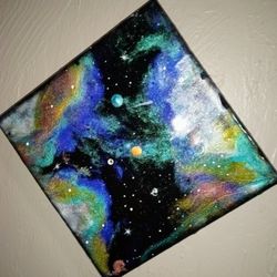 Galaxy Epoxy Canvas 