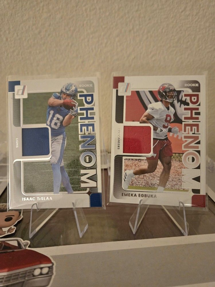 Emeka Egbuka & Isaac TeSlaa Mem Patches