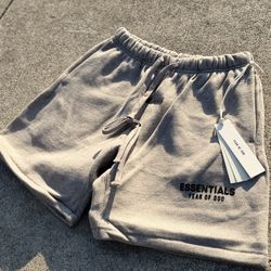 Gray Essential Shorts