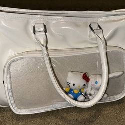 Large White Ita Purse 