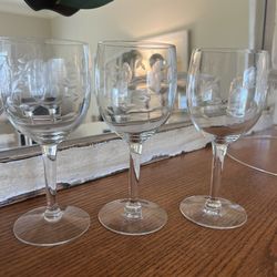 Princess House Heritage Wine Glasses