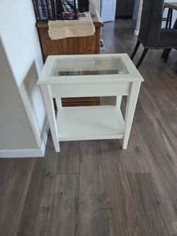 White side table
