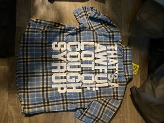 Alocs blue button up