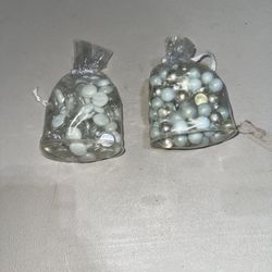 Bag of River Pebbles and Two Bags of Shiny Stone/Glass Marble/Glass Balls