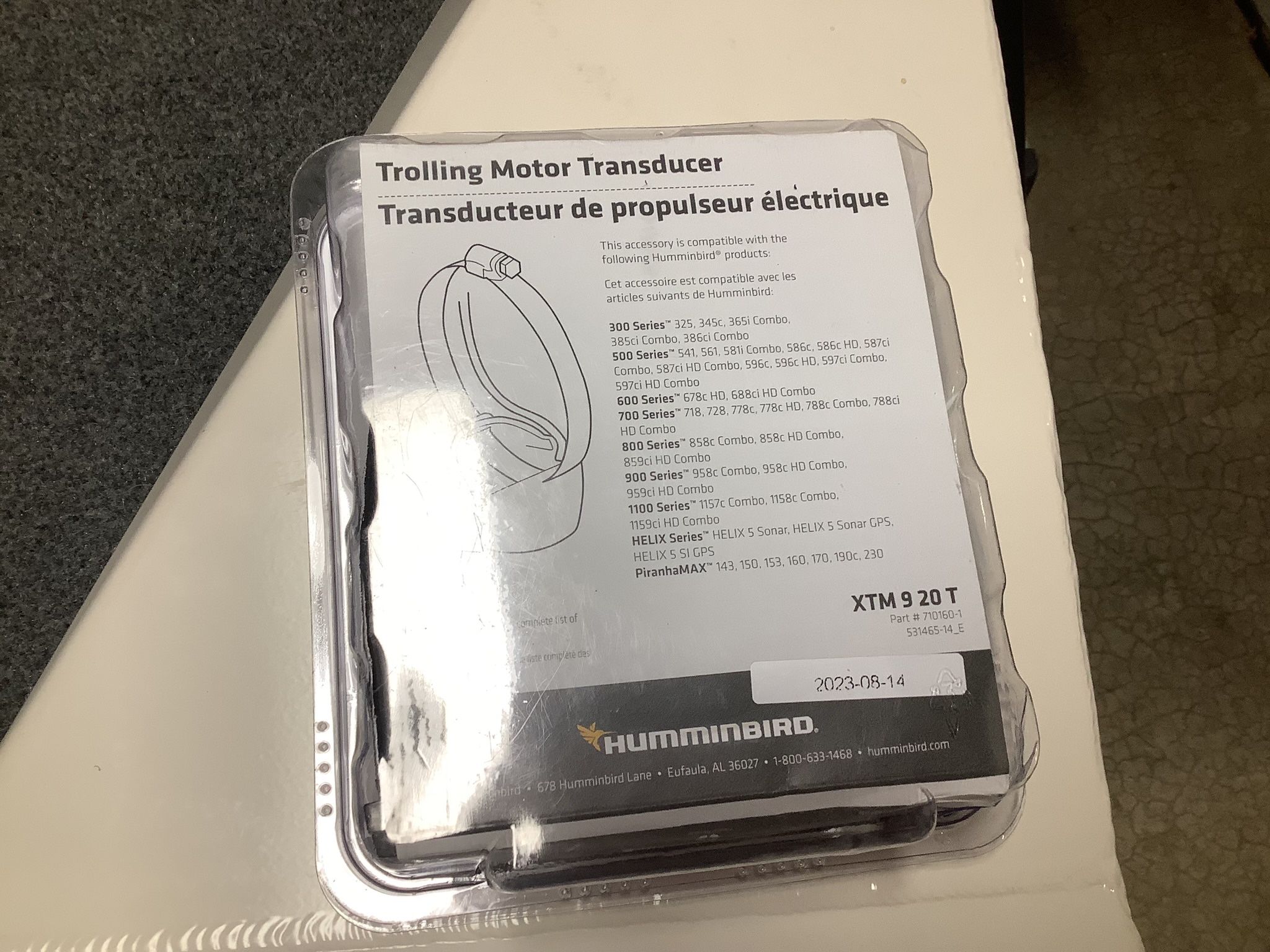 Transducer , Min- Kota For Trolling Motor Brand New
