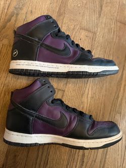 Nike Dunk High Fragment Design Black Purple