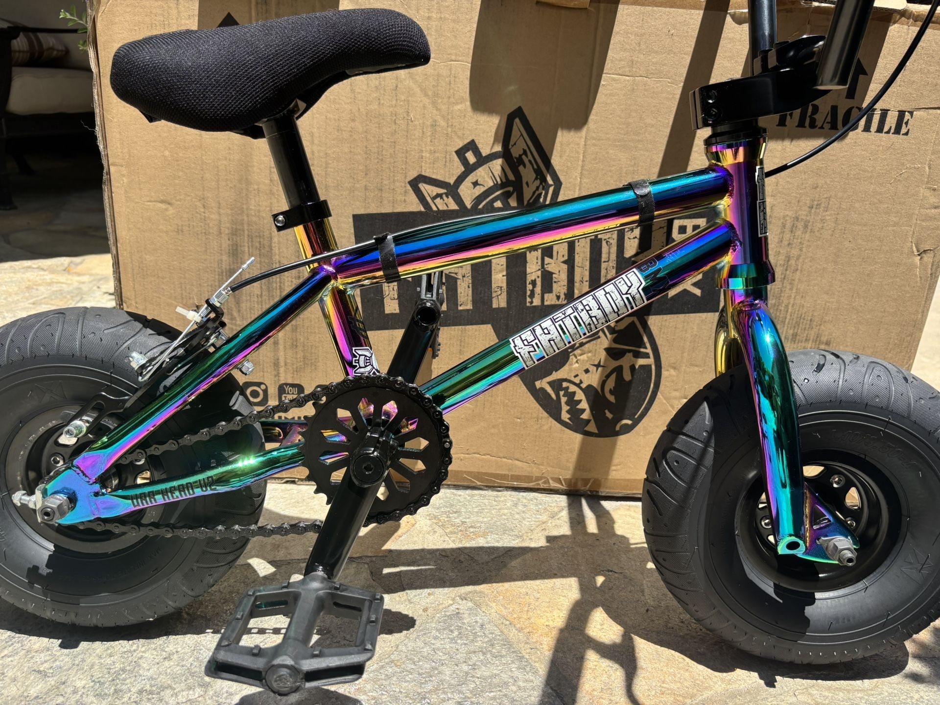 Fatboy Mini BMX War Head V2 – Oil Slick (New)
