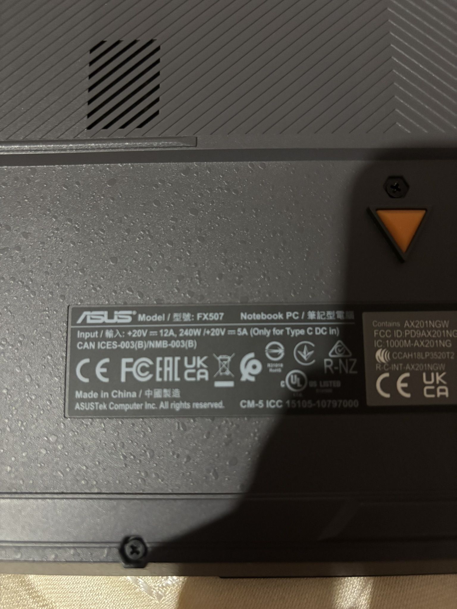 ASUS TUF GAMING LAPTOP
