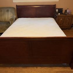 Cama Completa Colchon Base Y Cuadro Queen 