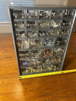 PARTS ORGANIZER CABINET (*misc items included)