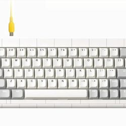 KBDcraft 01Adam 60% Mechanical Keyboard, 64-Key ANSI, Lego-Compatible Case, Gasket Mount, Hot-swappable, Wired