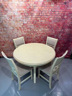 FREE DELIVERY - Round Table & 4 Chairs