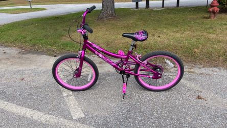 Girls' Pink/Purple BMX Freestyle Kids Bike