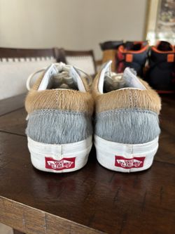 Vans - Blue/Brown Fur Men’s Shoes Size: 6.5