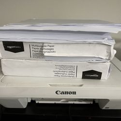 Move out sale: printer & paper bundle all together for &10