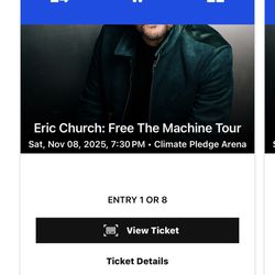 Eric Church  Concert climate pledge Saturday 11/8