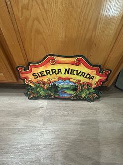 Sierra Nevada metal/tin sign