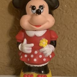 Tootsie Toy Minnie Mouse Bubble Bottle w/ Wand 1986