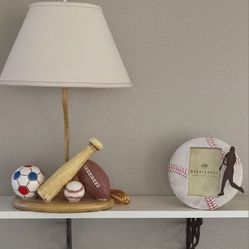 Sports Lamp And Picture Frame