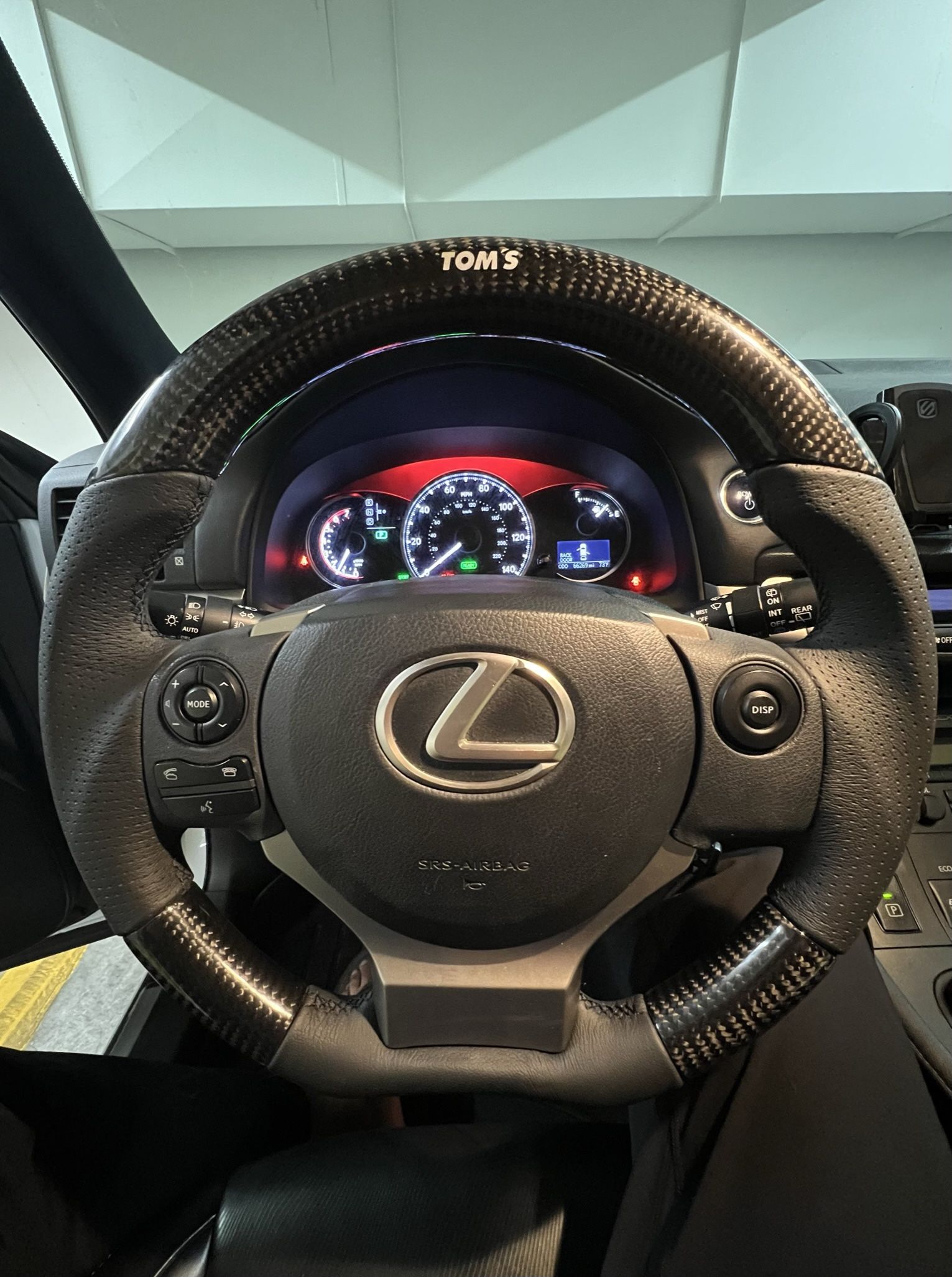 Tom’s Racing Carbon Fiber Steering Wheel (for Lexus CT, GS, GSF, IS, NX