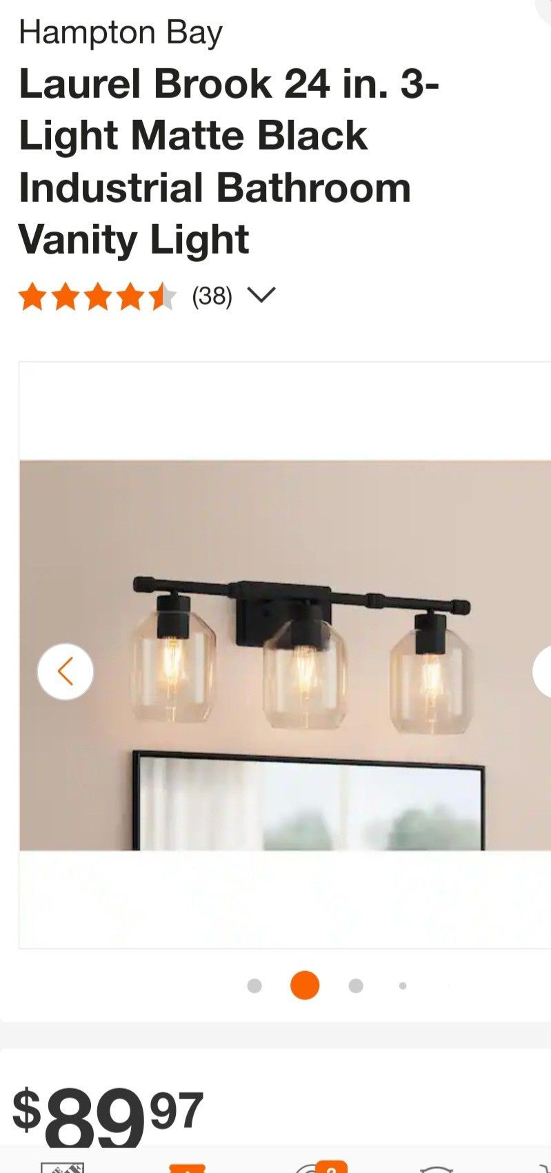 Vanity Ligh 💡Bathroom Ligh Fixture