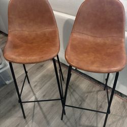Cody vegan leather bar and counter stools
