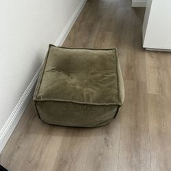 Green Soft Ottoman / Beanbag 