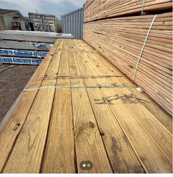 5/4x6x16 Pressure Treated Decking – $9 Each