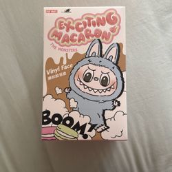 Pop Mart Labubu The Monsters Exciting Macaron Vinyl Plush Pendant Single Blind Box