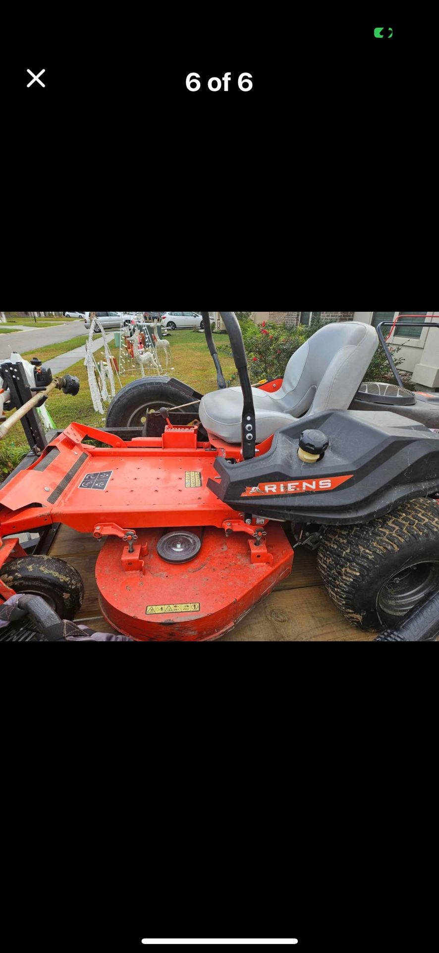 Ariens 42 Cut Zero Turn Riding Lawnmower And Self Prepare Push Lawnmower