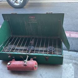 Coleman 3 burner stove gas