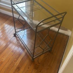 Two Tiered Bar Cart