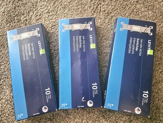 Lot of 3, LEVITON, 10 Pack each, Switches, 15A-120V, AC/CA, 1451-2WM