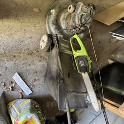 Lawn Mower And Chain Saw