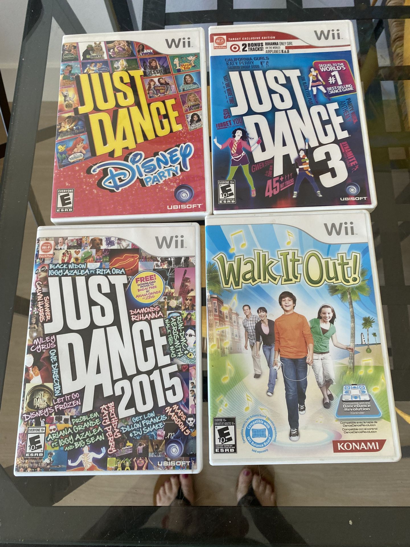 wii dvd’s all included