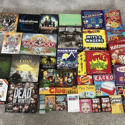 Board Games And Card Games 