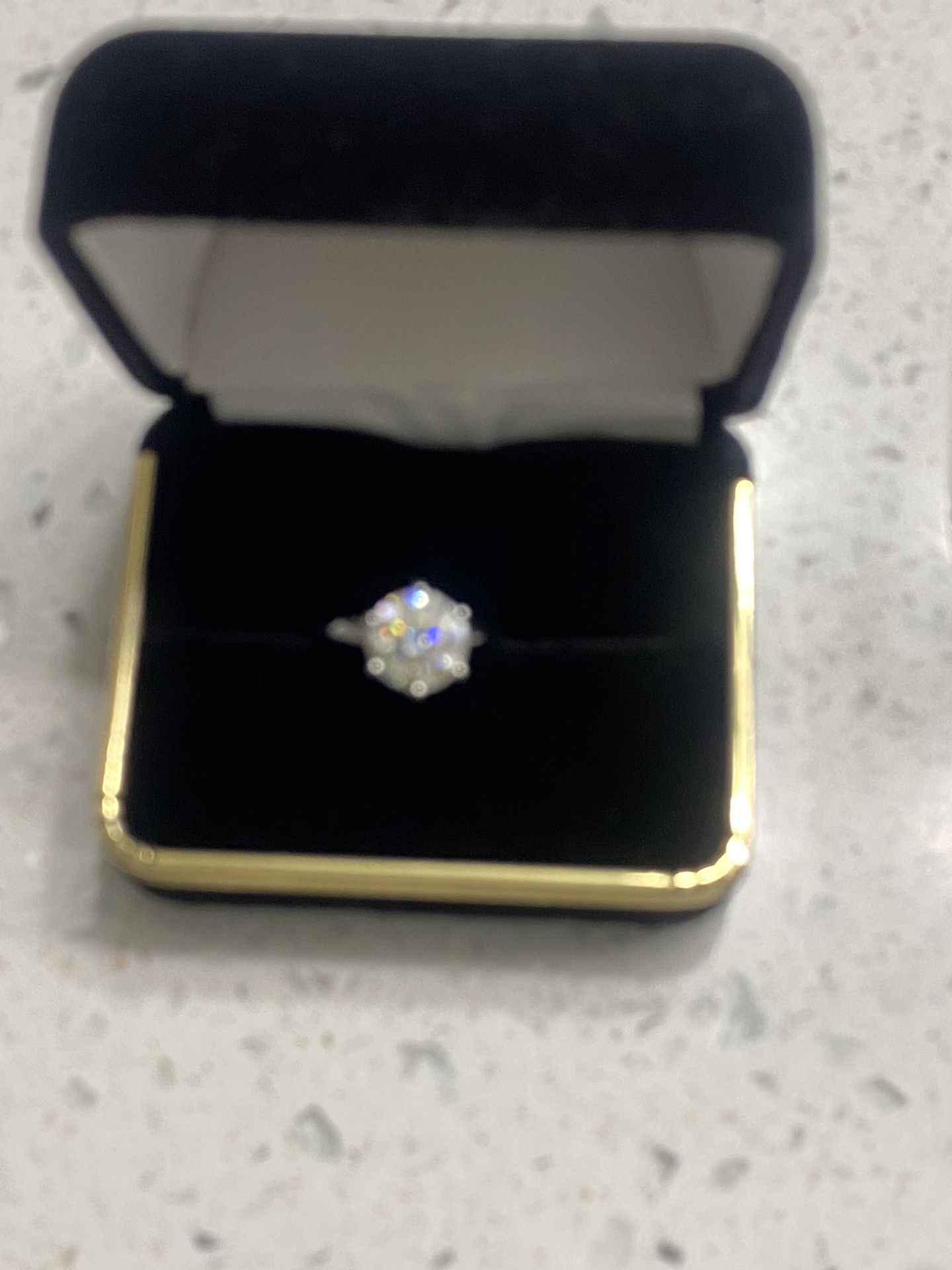 3 Karat Lab Grown Diamond Engagement Ring