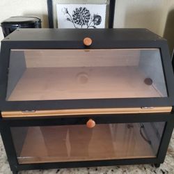 Bread Box, 2 Door, Bamboo Like New