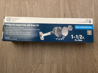New Ceiling Fan Support Box With Brace Kit