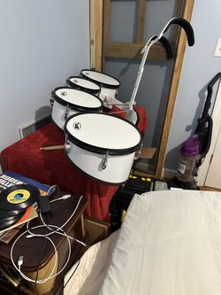 Marching band drums