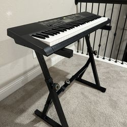 Casio CTK-2400 Keyboard Piano and Stand