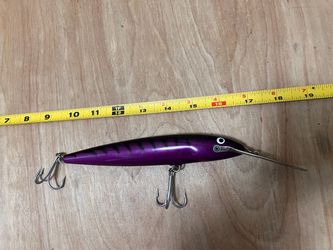 Magnum Rapala CD-18 Trolling Lure, Purple-Black, Tuna,Wahoo, Yellowtail, Grouper Saltwater Lure