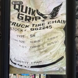 Truck/RV Snow Tire Chains