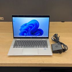 HP EliteBook X360 G4 13.3” Touch Screen Laptop - i7-8665U @ 1.9GHz / 256GB M.2 / 16GB RAM / Windows 11 Pro